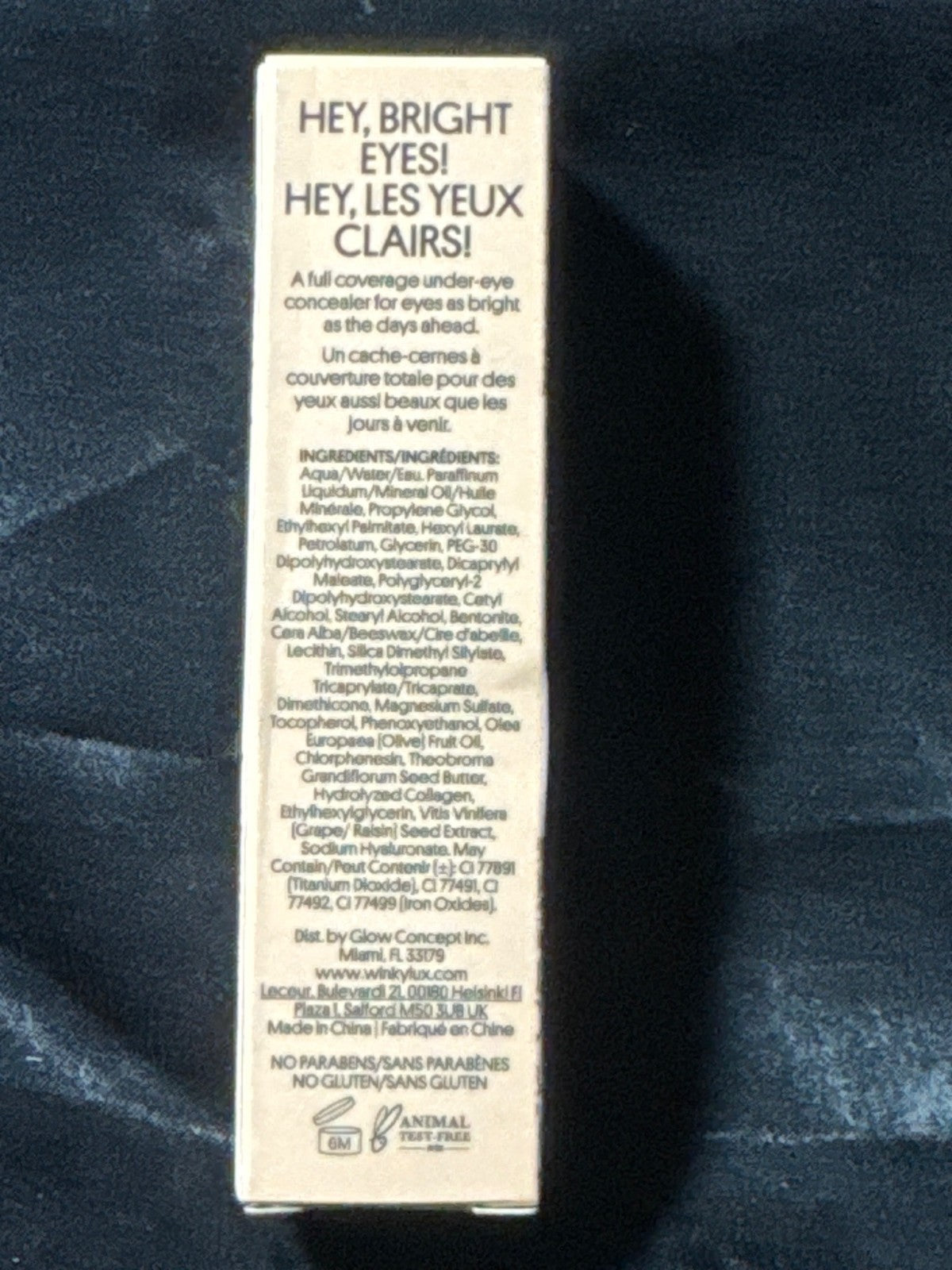 Winky Lux Peeper Perfect Under-Eye Concealer 10ml Full Coverage Hydrating Collag
