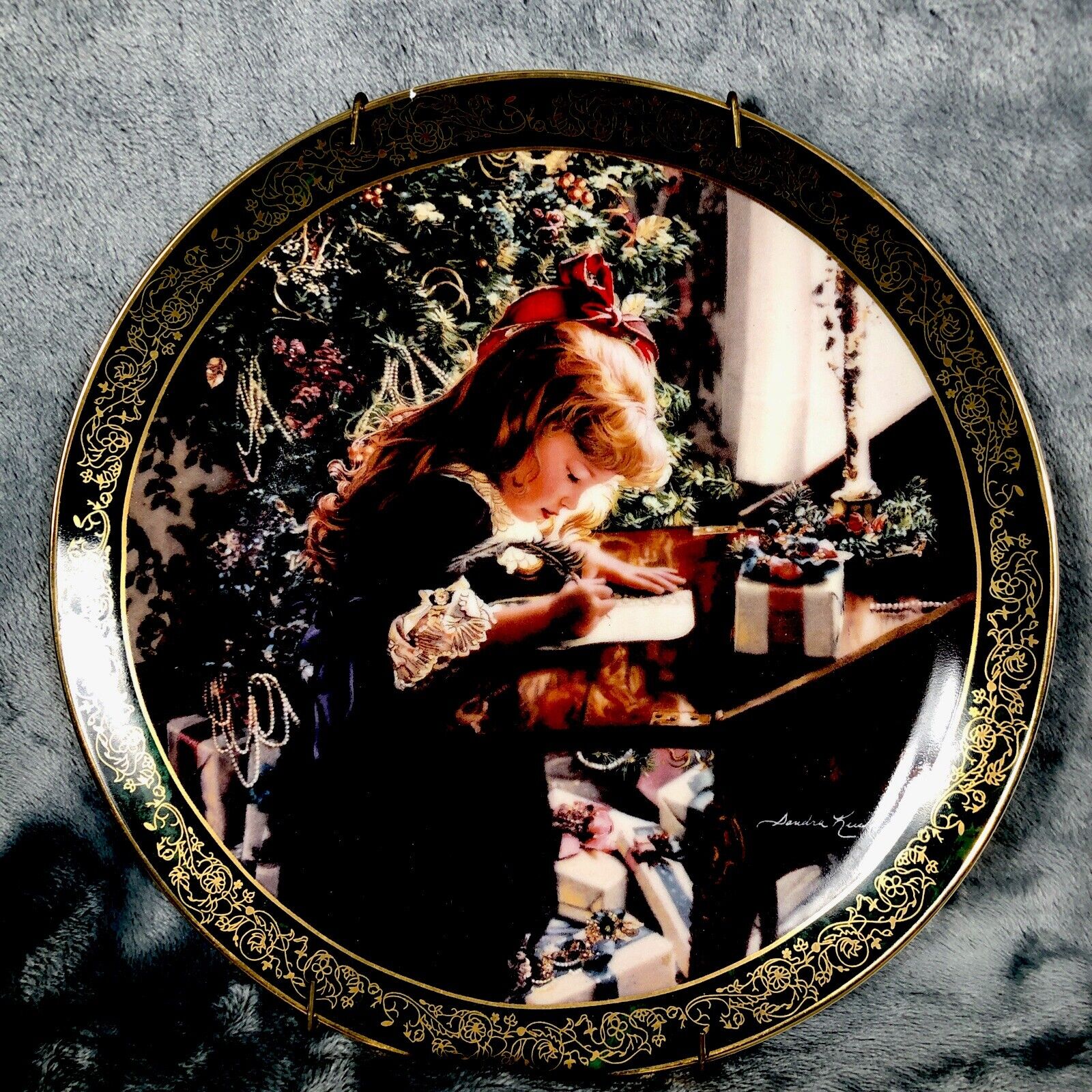 "Dear Santa" by Sandra Kuck Plate the First Issue in the Victorian Xmas # 2772C