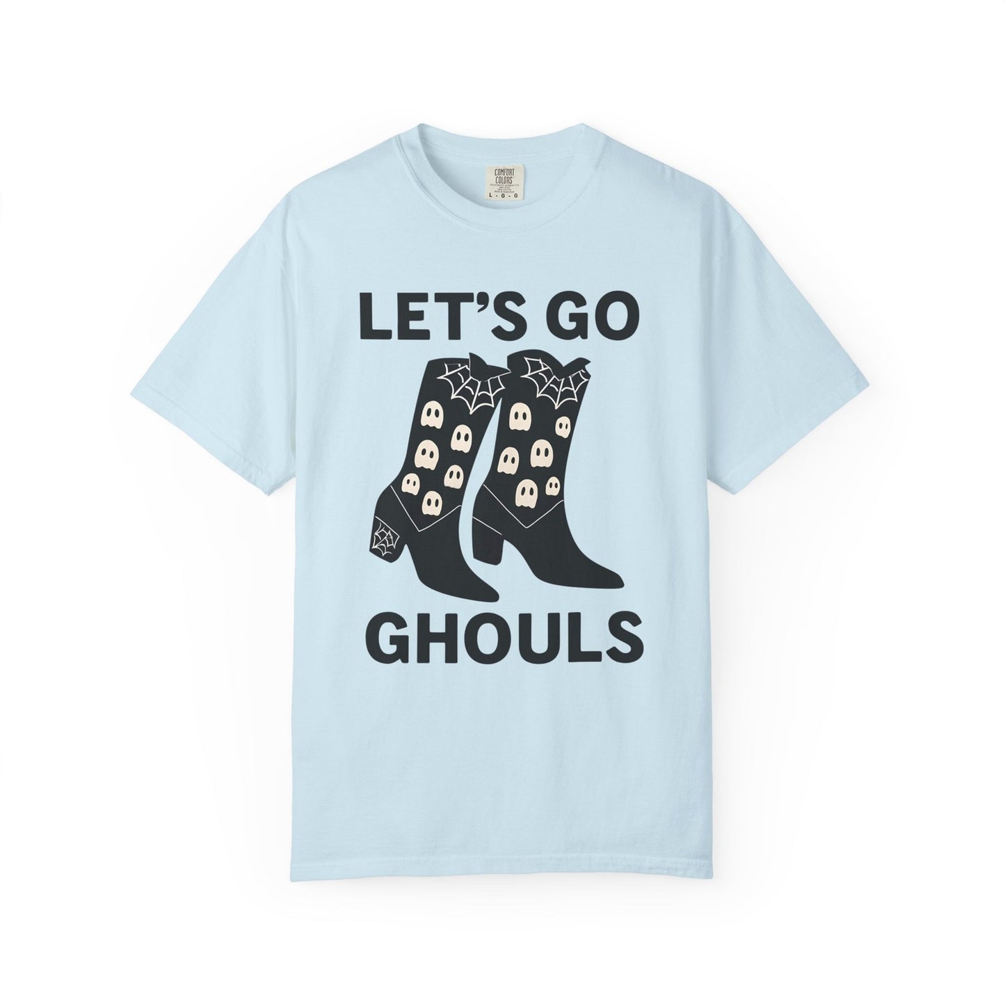Comfort Colors Womens T Shirt Lets Go Ghouls Shirt Spooky Tee Halloween Top