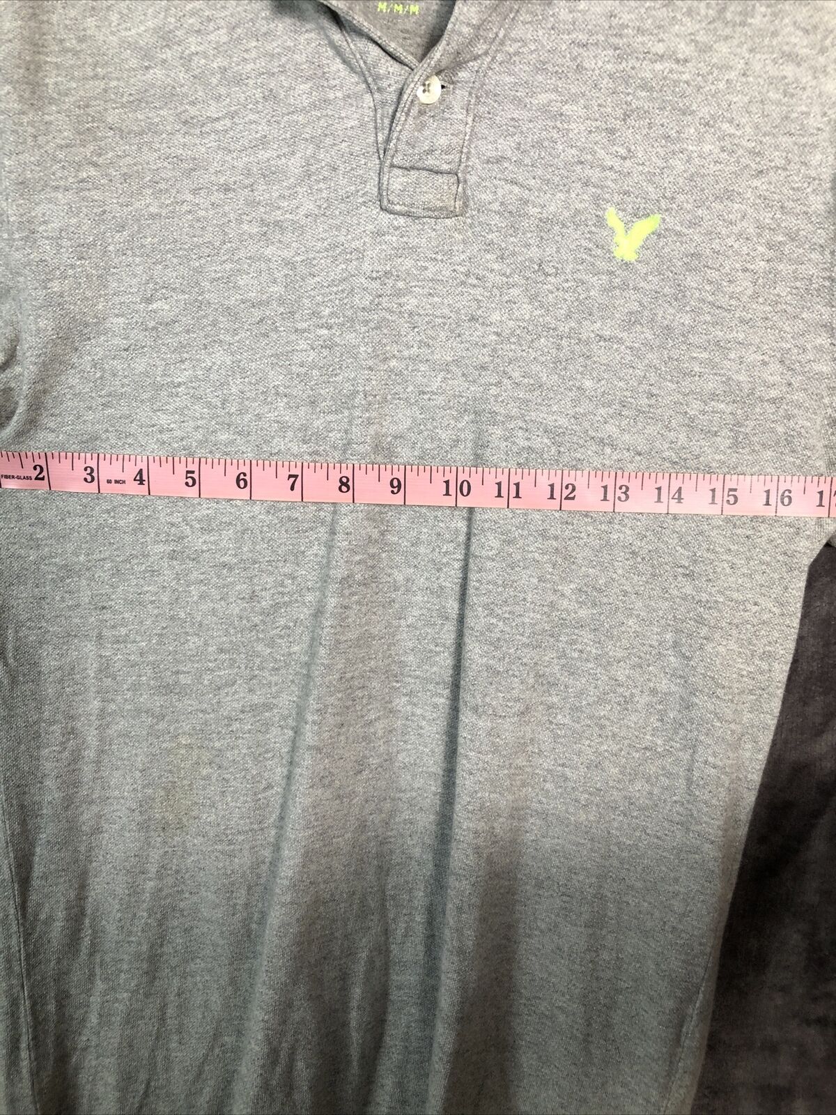 American Eagle Polo Gray Green Size M