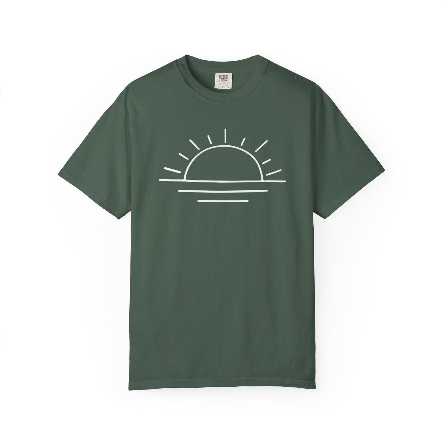 Comfort Colors Womans Sun T-shirt Summer Shirt Beach Top Summer Positive Vibes