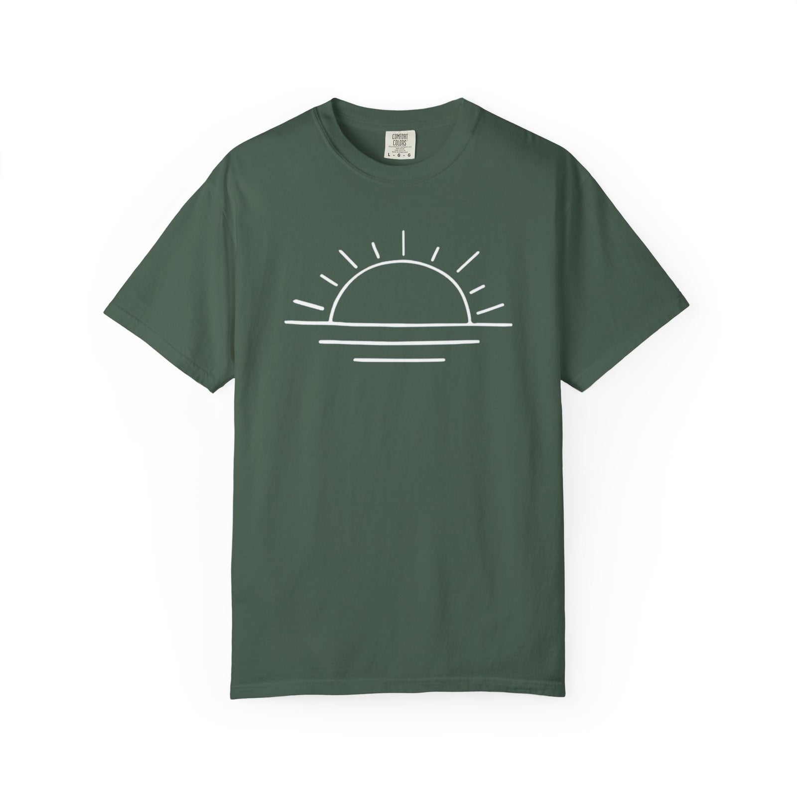 Comfort Colors Womans Sun T-shirt Summer Shirt Beach Top Summer Positive Vibes