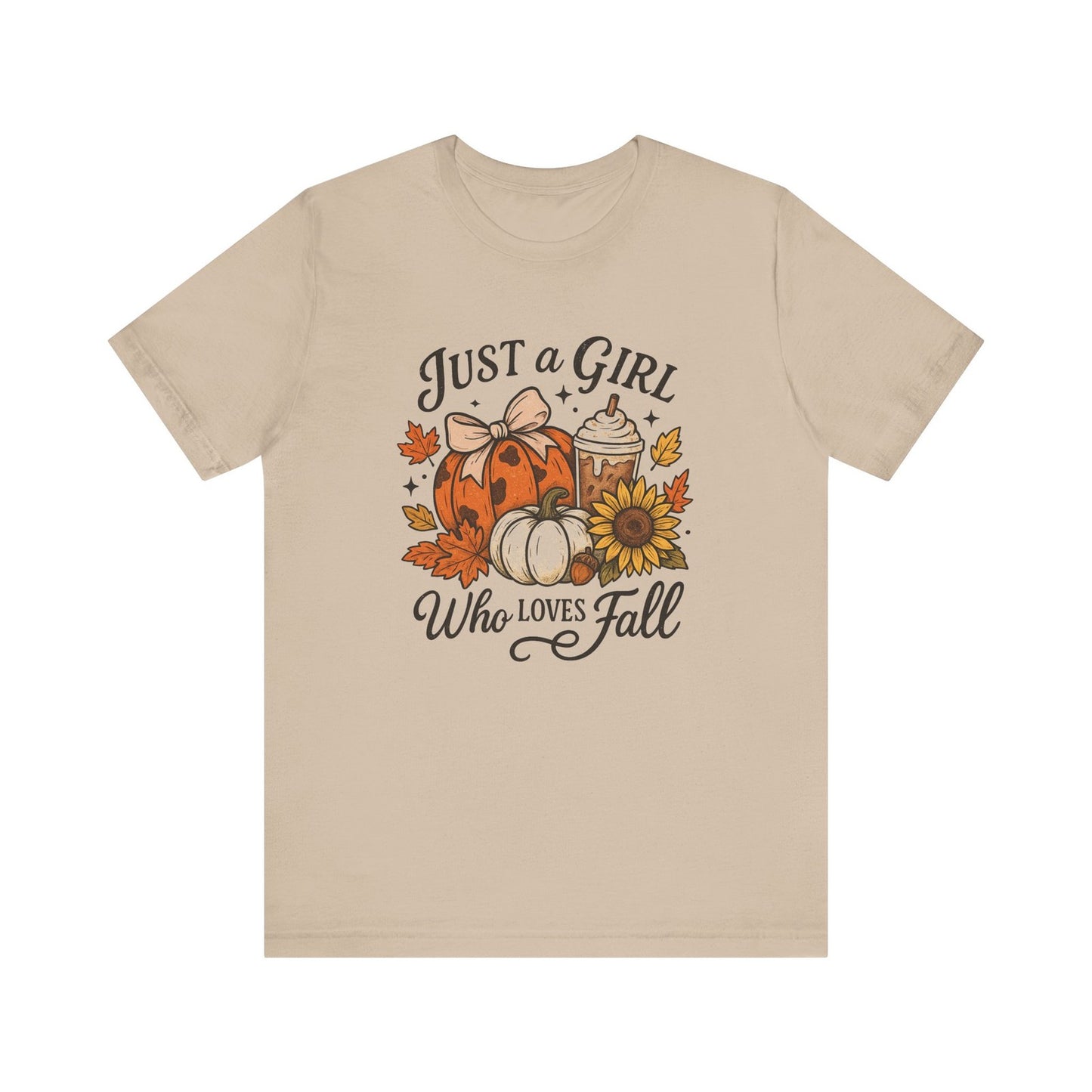 Womans Fall Shirt Just a Girl Who Loves Pumpkin Football And Coquette Bows Top