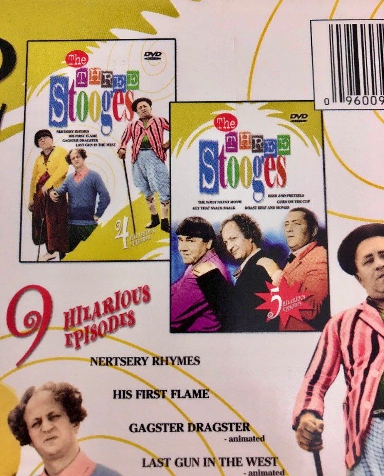 The Three Stooges DVD 2-Disc Set – 9 Classic Hilarious Episodes – Comedy Legends