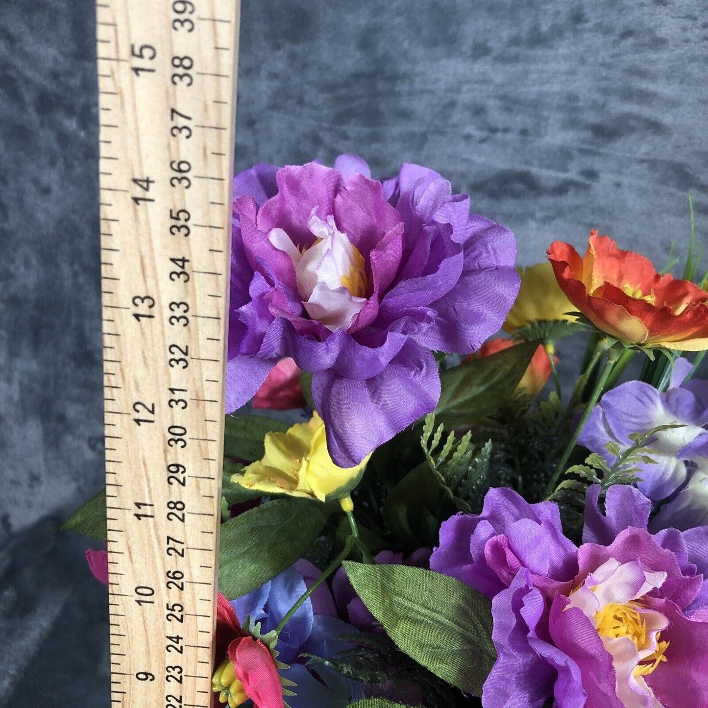 Artificial Flower Arrangement Spring Colors Floral Centerpiece Mixed Flowers