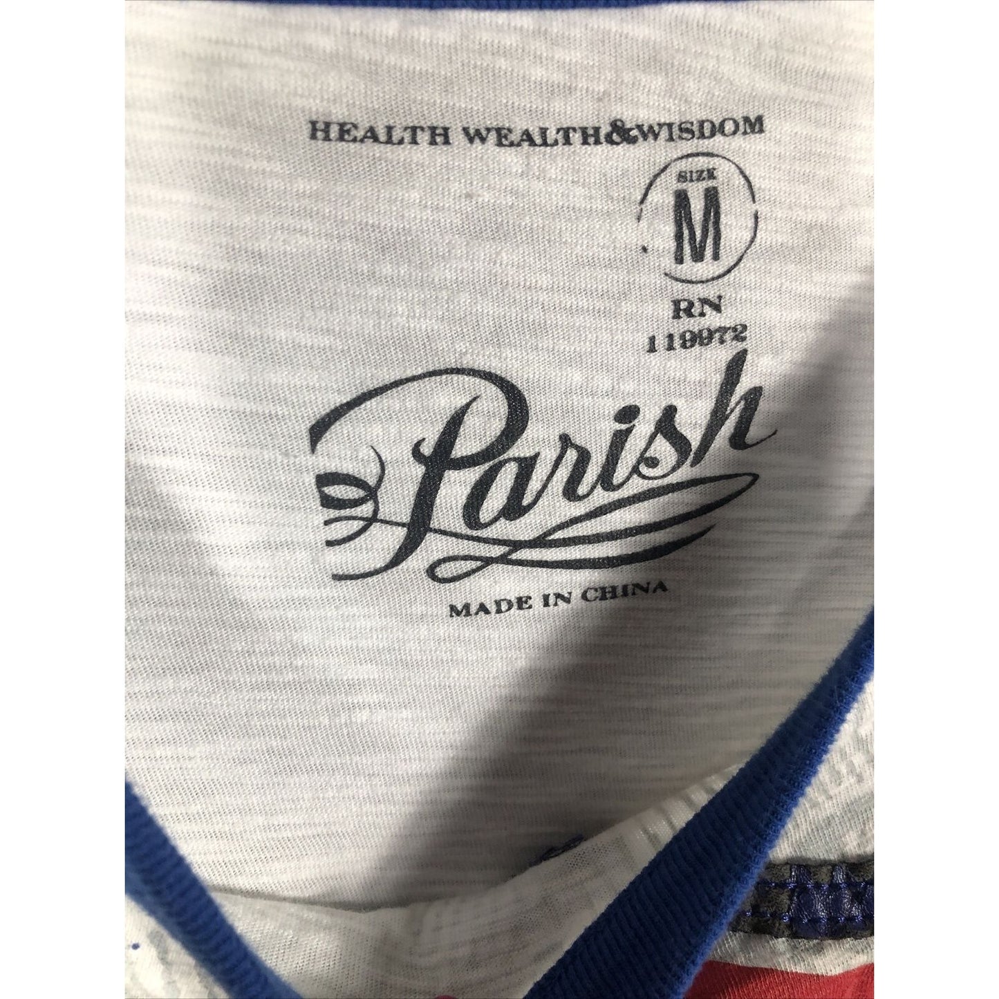 Health Wealth And Wisdom Parish Nation Lost Angels 3 T-Shirt Adult Medium ￼