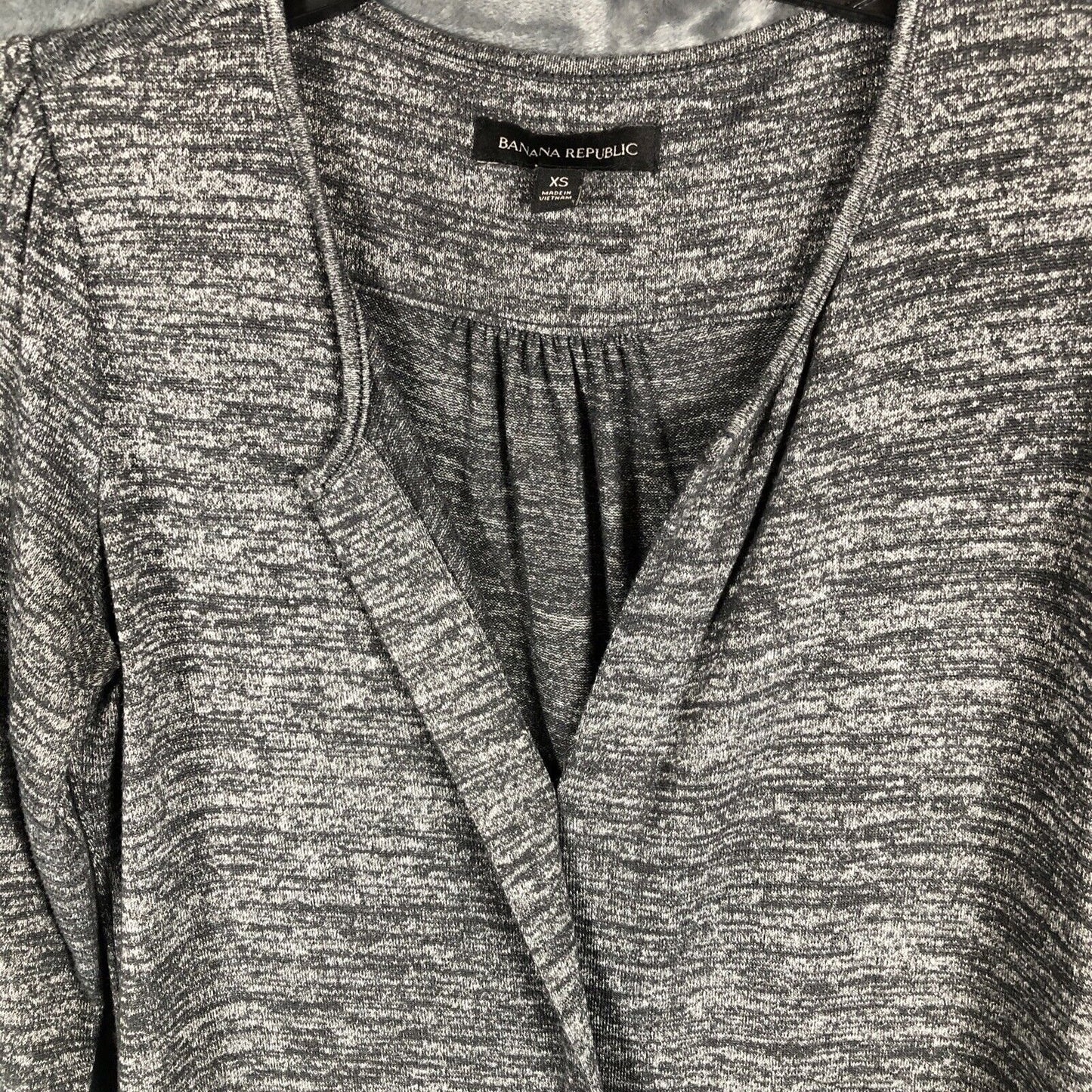 BANANA REPUBLIC Women's Sweater Pullover Extra Small Gray Long Sleeve XS