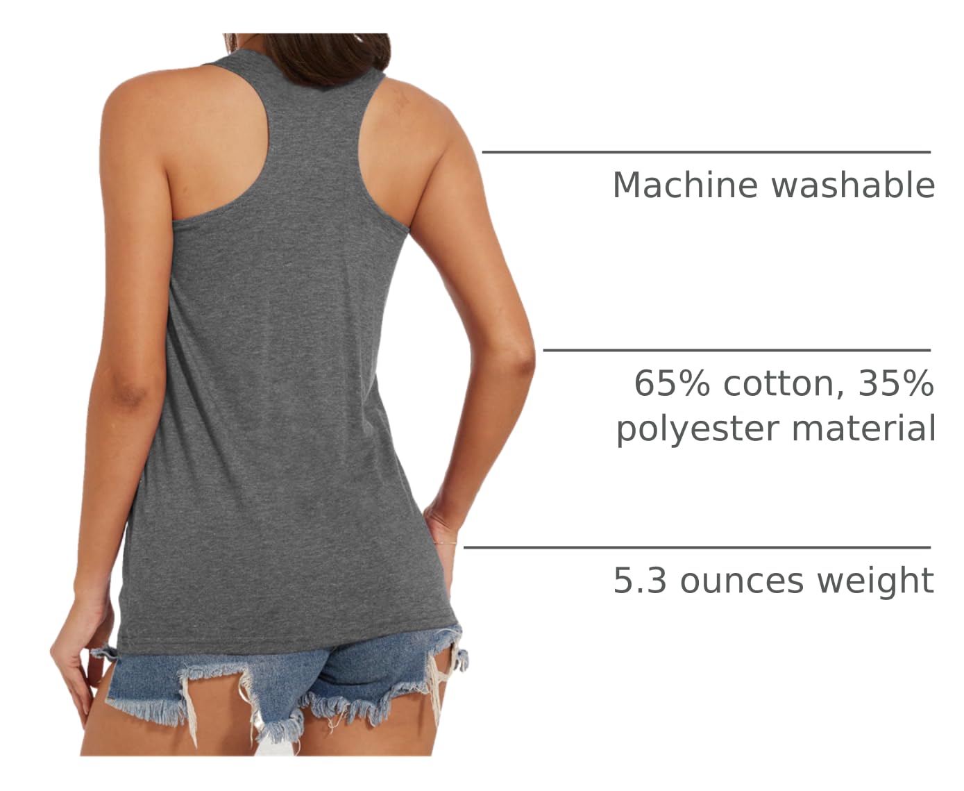 JILUVIN Tank Tops for Women Racerback Summer Sleeveless Casual Graphic Basic Top Shirts, Black Coconut Trees, L