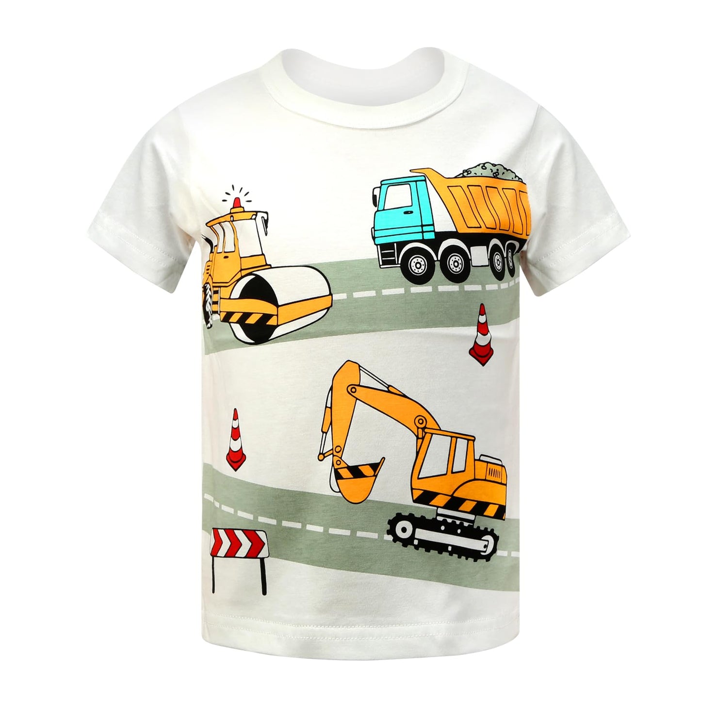 Toddler Boys Shirts Short-Sleeve Little Kids t Shirts Boys' Tops, Tees & Shirts Graphic TEE Age for 2-7 Years 4-Pack