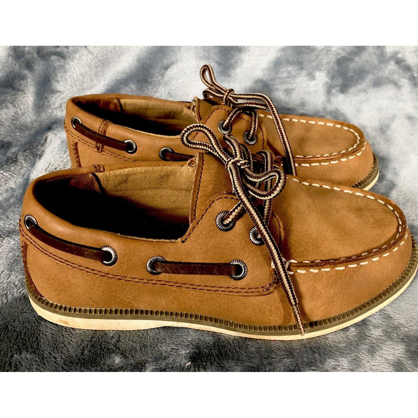 Cat & Jack Boys Boat Shoes Size 13