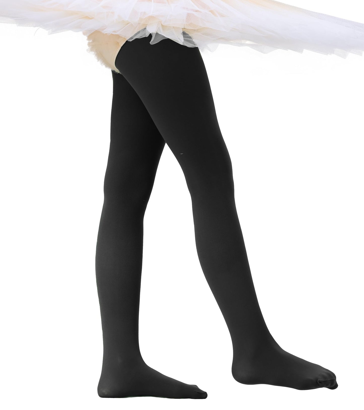 Citystl 3 Pairs Ballet Tights For Girls, Multiple Colors Toddler Ballet Tight, Kids School Dress Cotton(HBF-6/8)