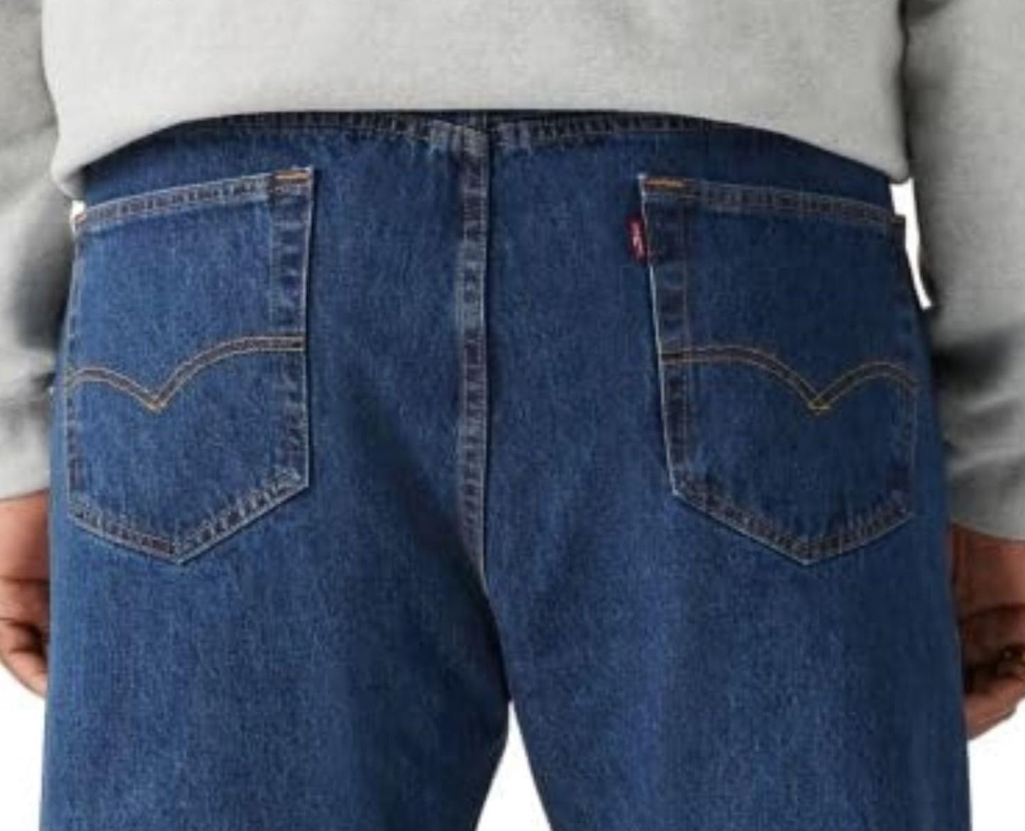 Levi's Men's 501 Original Fit Jeans (Also Available in Big & Tall), Dark Stonewash, 35W x 32L