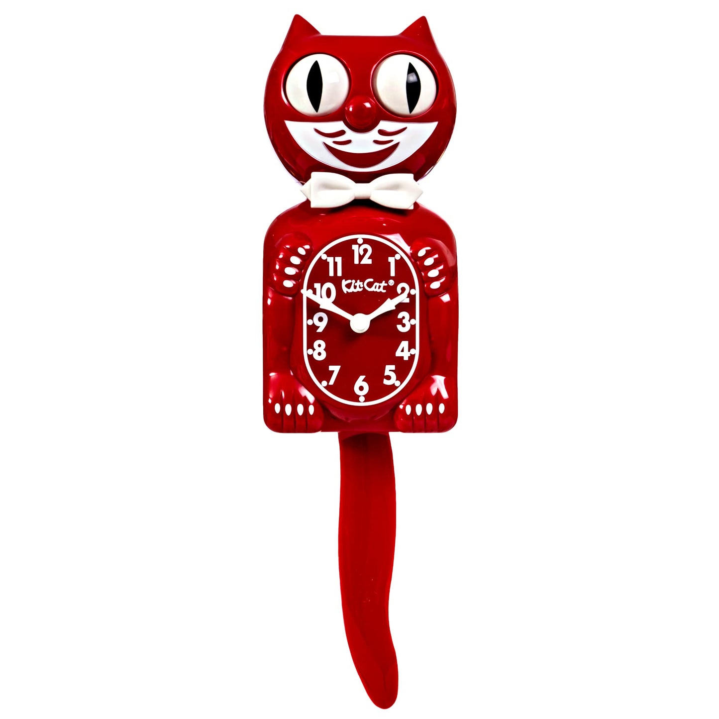 Kit Cat Klock Space Cherry Red 15.5" High BC-52