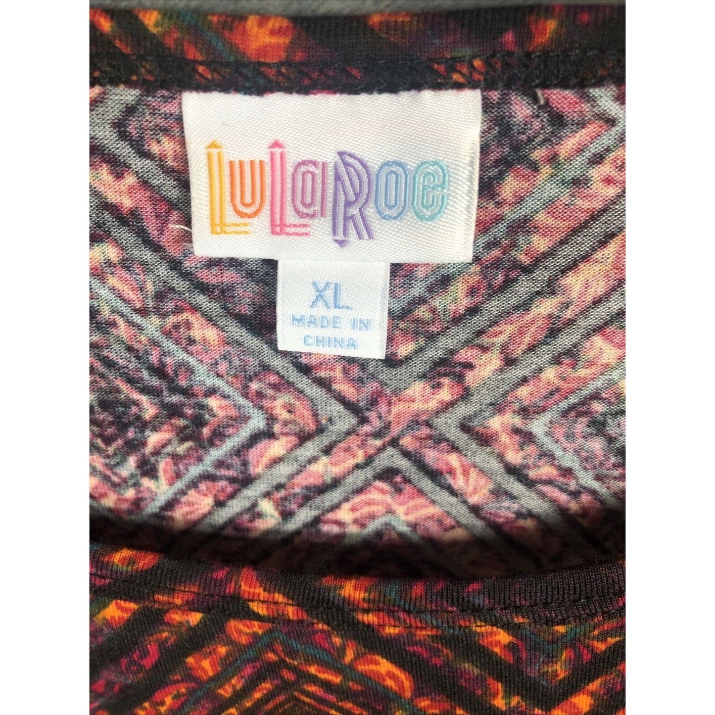LuLaRoe Womens Shirt Short Sleeves Top Size Adult XL