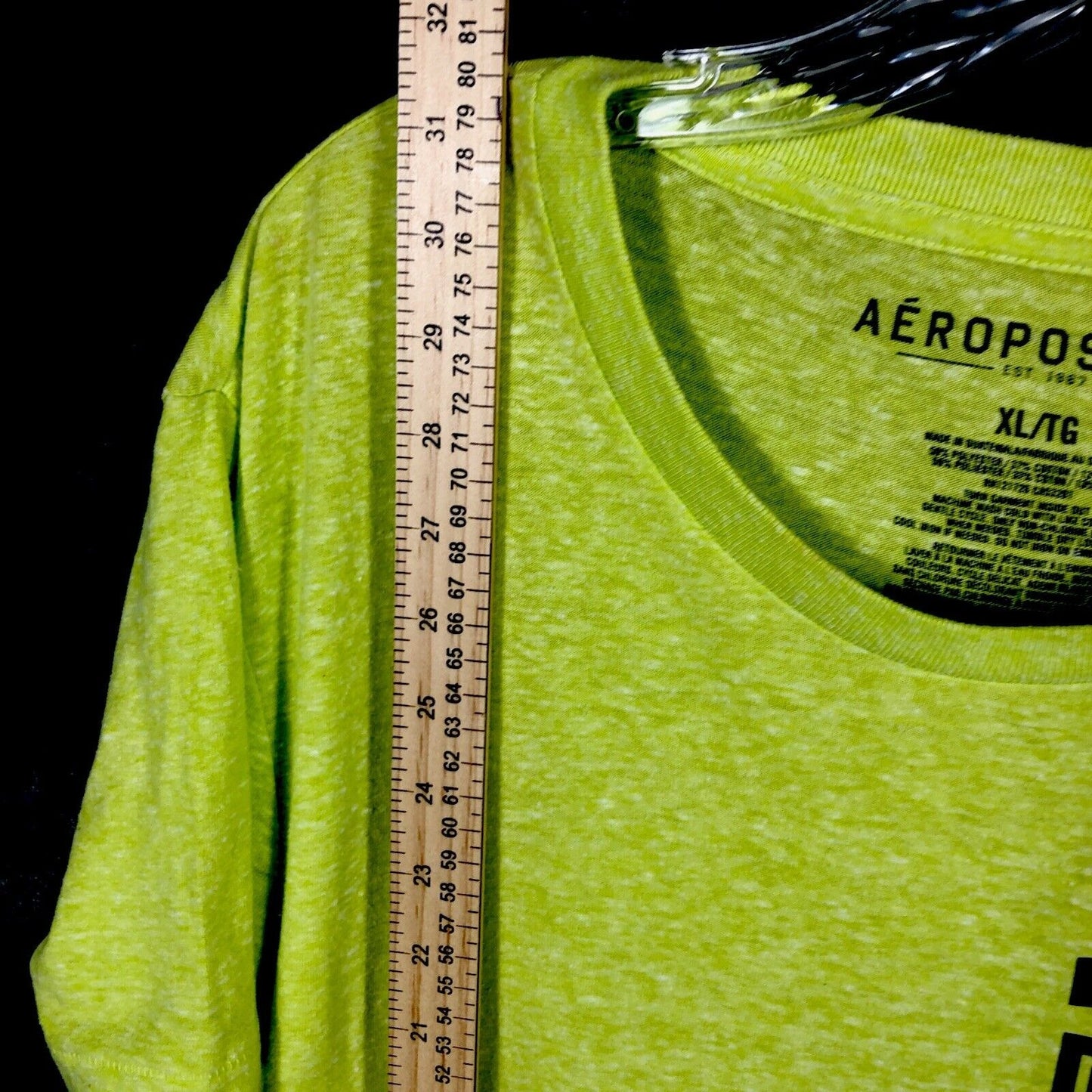 AéRopostale Men’s T Shirt Extra-Large Yellow/Black Shirt