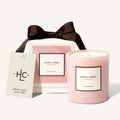 Hotel Lobby Signature Candle – Luxury Hand-Poured 9.75oz Soy Wax with Amber, Cedar, and Musk – Infused with Essential Oils, 65-Hour Burn Time, Reusable Vessel, Clean Burn