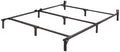Amazon Basics Metal Bed Frame(Box Spring Required), 9-Leg Base for Box Spring and Mattress, Queen, Tool-Free Easy Assembly, 79.5
