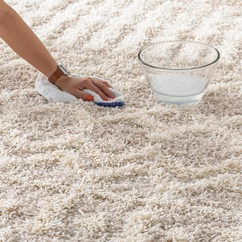 Livabliss Hapsburg Moroccan Shag Area Rug, 7'10" x 10'2, Beige