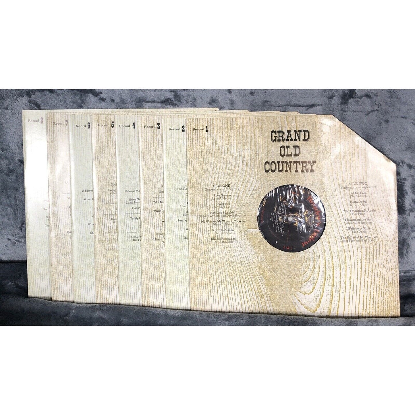 Grand Old Country Readers Digest Vinyl 8 LP Box Set 1974 EX shape 33 RPM albums