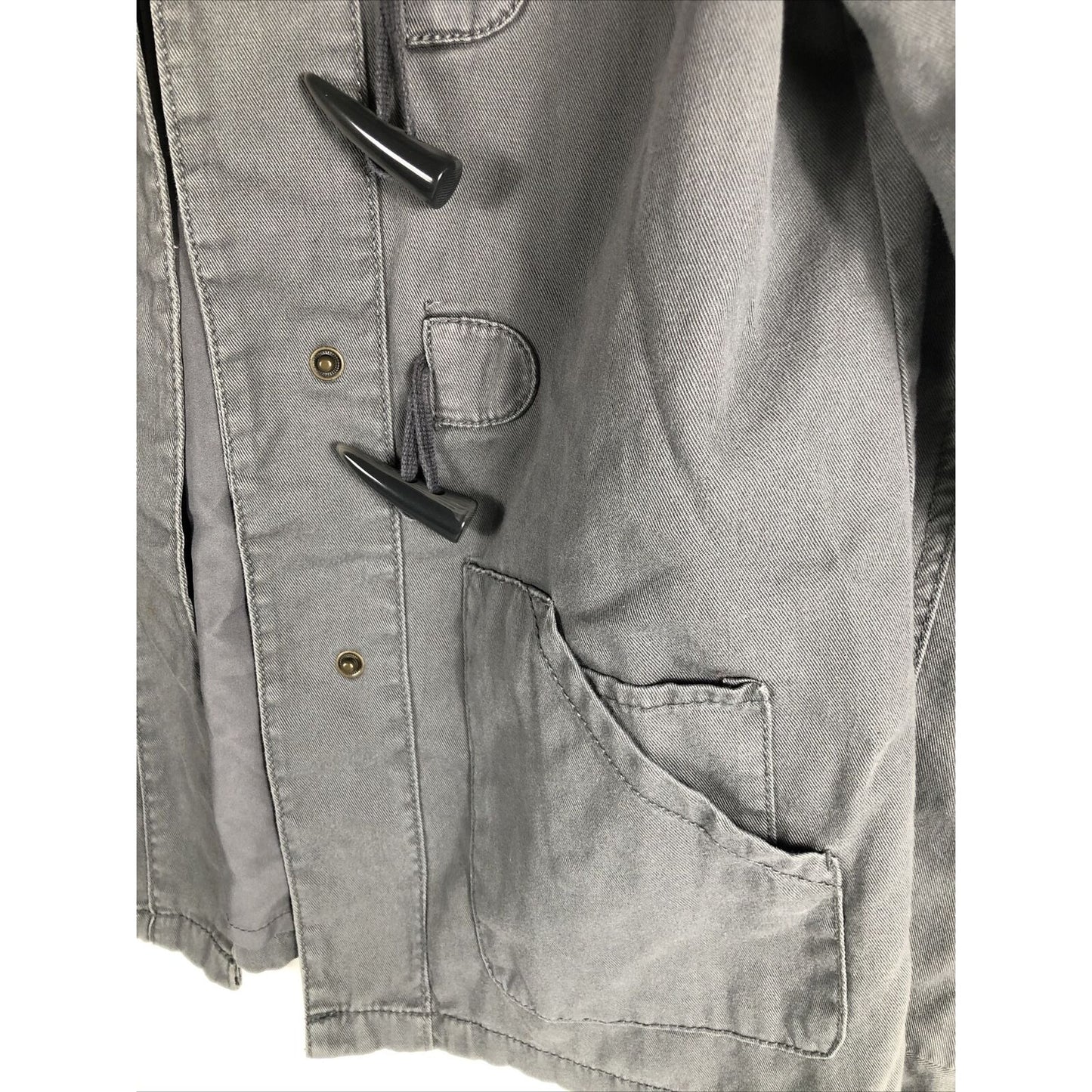 Grey Hooded Coat Utility Style Mossimo Supply Company Women’s Medium Jacket