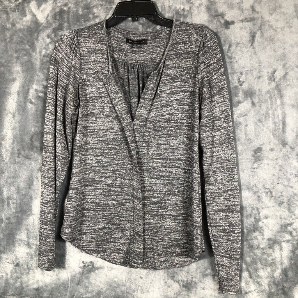 BANANA REPUBLIC Women's Sweater Pullover Extra Small Gray Long Sleeve XS
