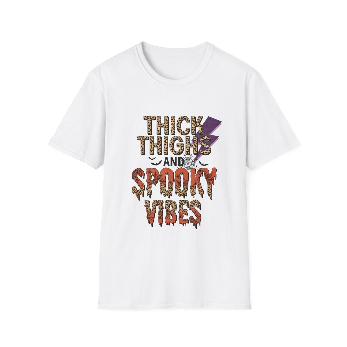 Woman's Thick Thighs & Spooky Halloween Shirt Vibes T Shirt
