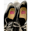 Hanes Soft Fit Shoes Woman’s Black Lace Canvas Size 6 Medium