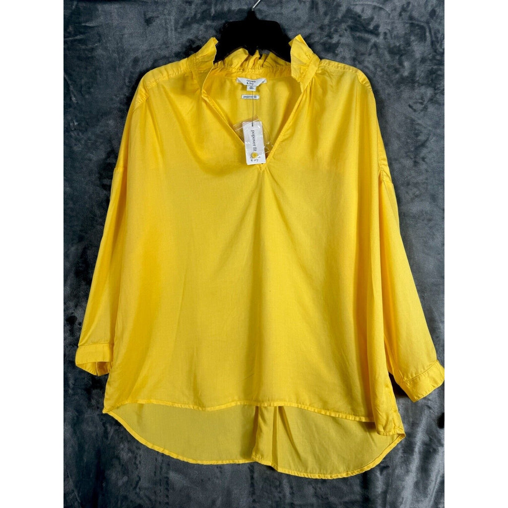 Crown & Ivy Womens Blouse Popover Fit Top Size XLarege New Shirt Price $59.50
