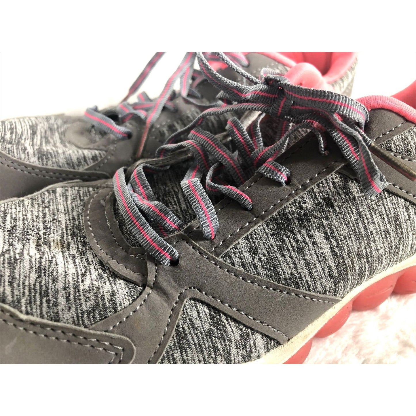 Danskin Women’s Sneakers Gray Pink Adult Size 6 1/2