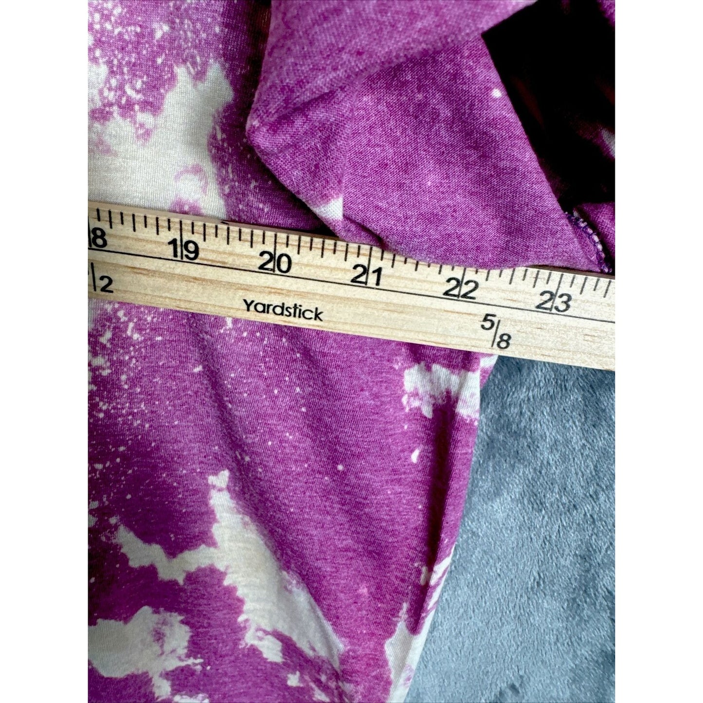 Women’s Shirt Good Vibes Only Tie-Dye Bleached Purple Size Extra Large