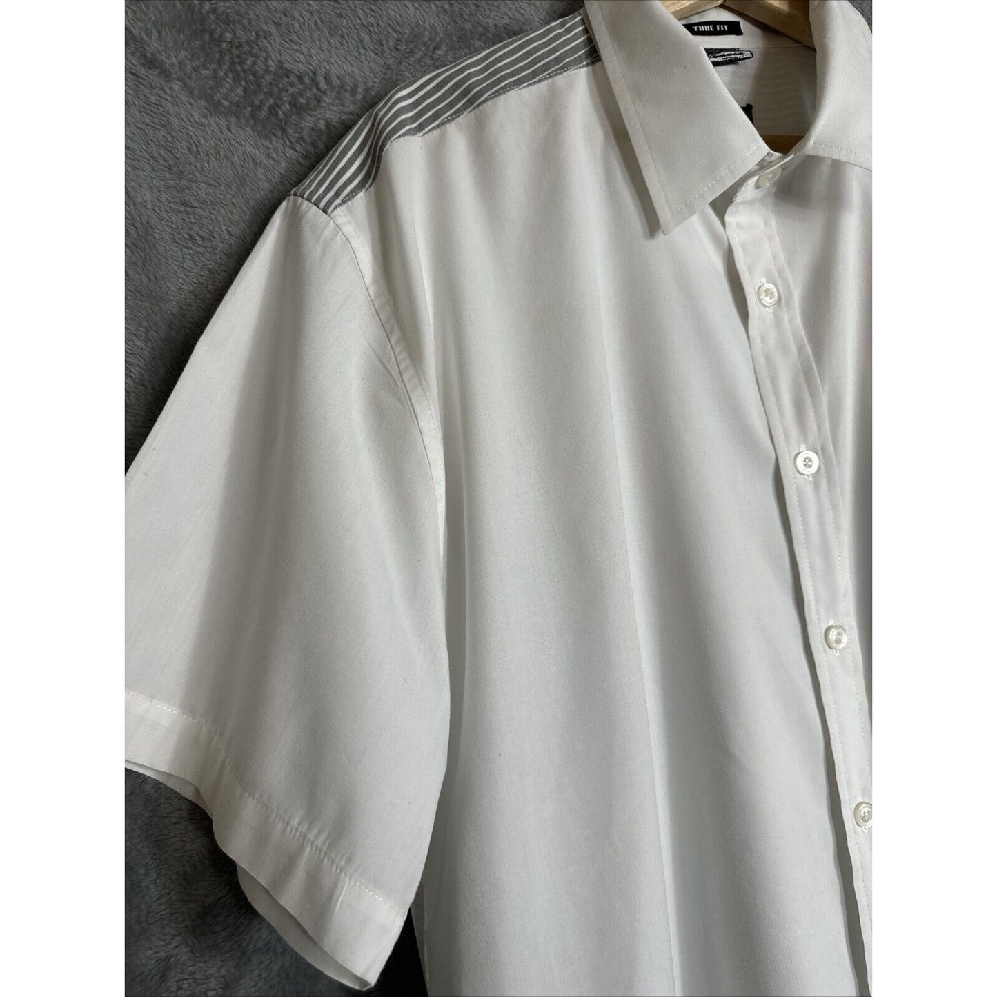 True Fit Men’s Oakley Shirt White Button-Down Dress Shirt Casual Golf Shirt XL