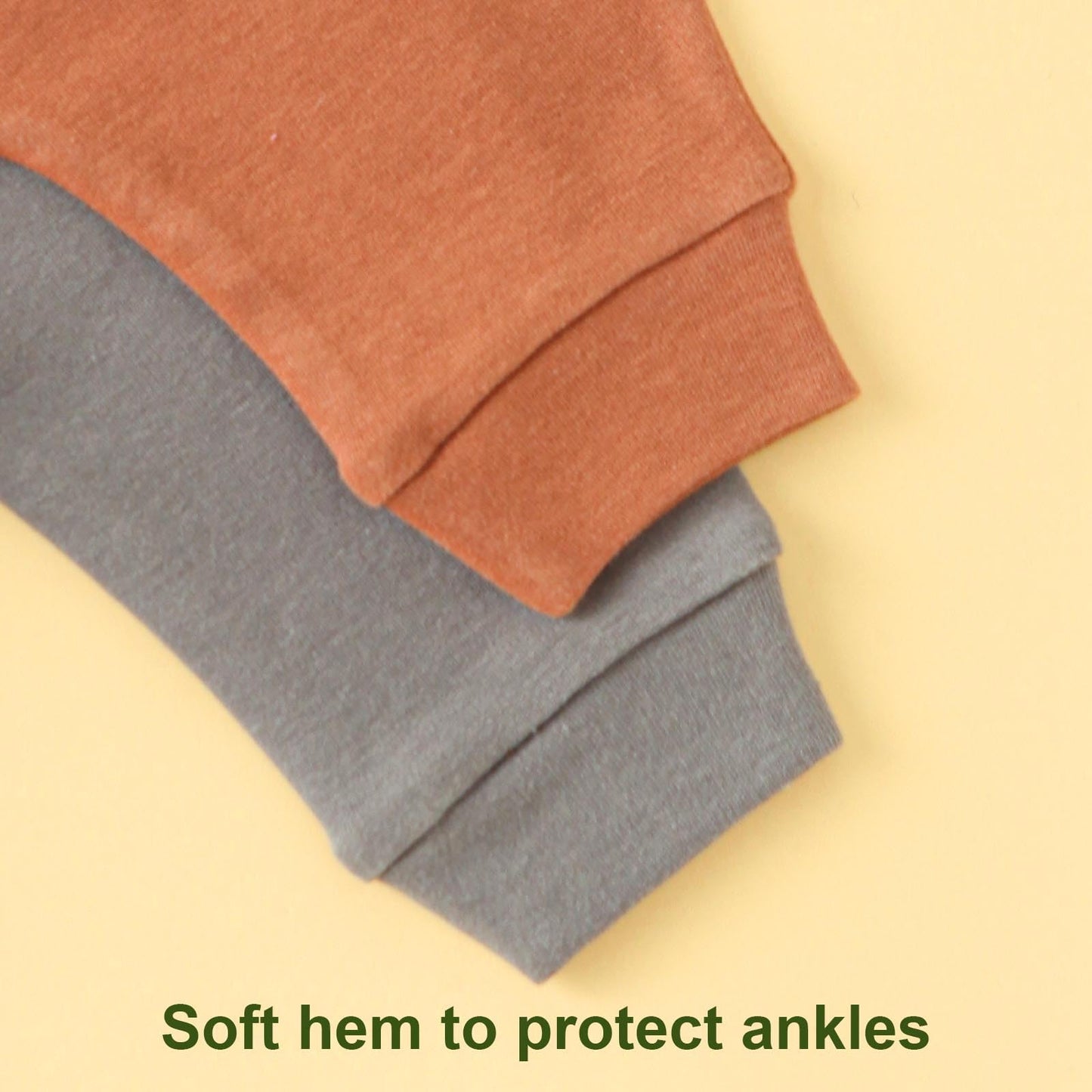 Hakochia Baby Pants for Boys & Girls: 100% Cotton, Soft, Comfy, Ample Diaper Room 0-36 Months