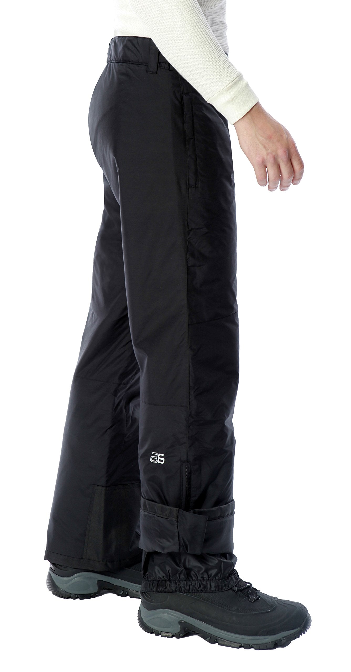 Arctix Men's Essential Snow Pants, Black, Medium