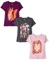 The Children's Place,Female,Animal Short Sleeve Graphic T-Shirts,multipacks,Hedgehog/Mushroom/Fox 3-Pack,Large