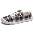 Women's Slip On Canvas Sneaker Low Top Casual Walking Shoes Classic Comfort Flat Fashion Sneakers (Square 11)