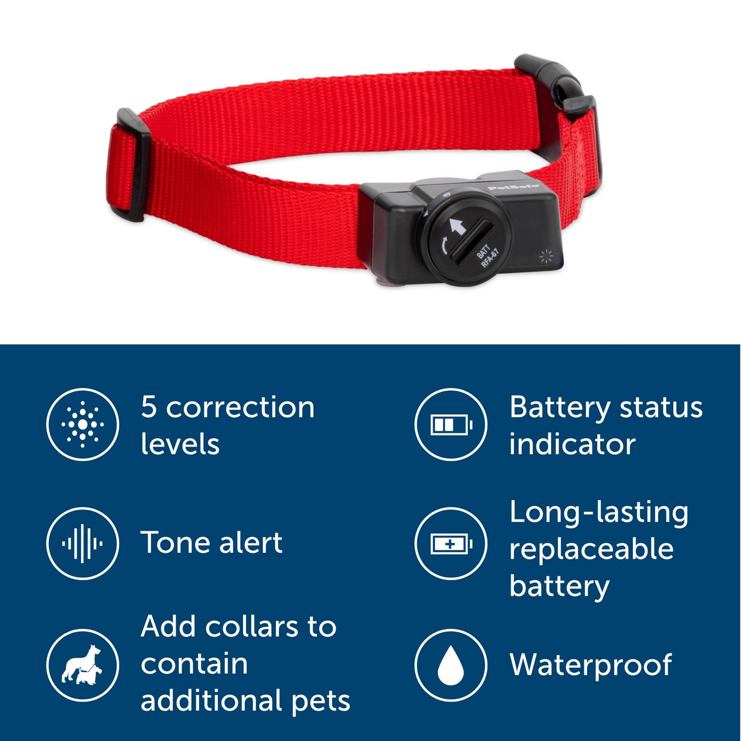 PetSafe America's Safest Pet Fence - The Original Wireless Containment System - Covers up to 1/2 Acre for dogs 8lbs+, Tone / Static - Parent Company INVISIBLE FENCE Brand