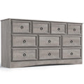 LGHM Dressers for Bedroom with 10 Drawers,Modern Long 10 Drawer Dresser with Textured Borders, Chest of Drawers Closet Organizers and Storage Clothes - 6