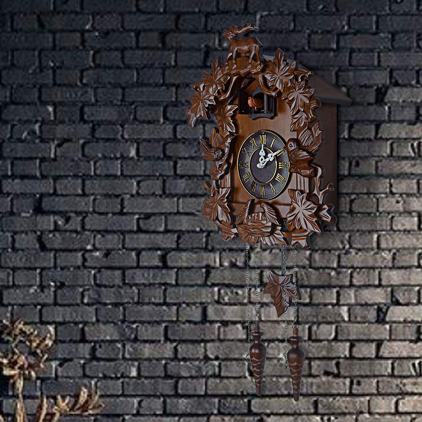Kendal Large Handcrafted Wood Cuckoo Clock MX015-1