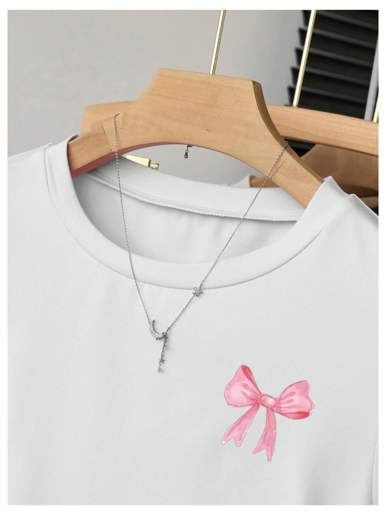 RoseSeek Girl's 3 Packs Short Sleeve Ruched T Shirt Crewneck Slim Fit Basic Tee Tops Summer Clothes Red Black White 10Y