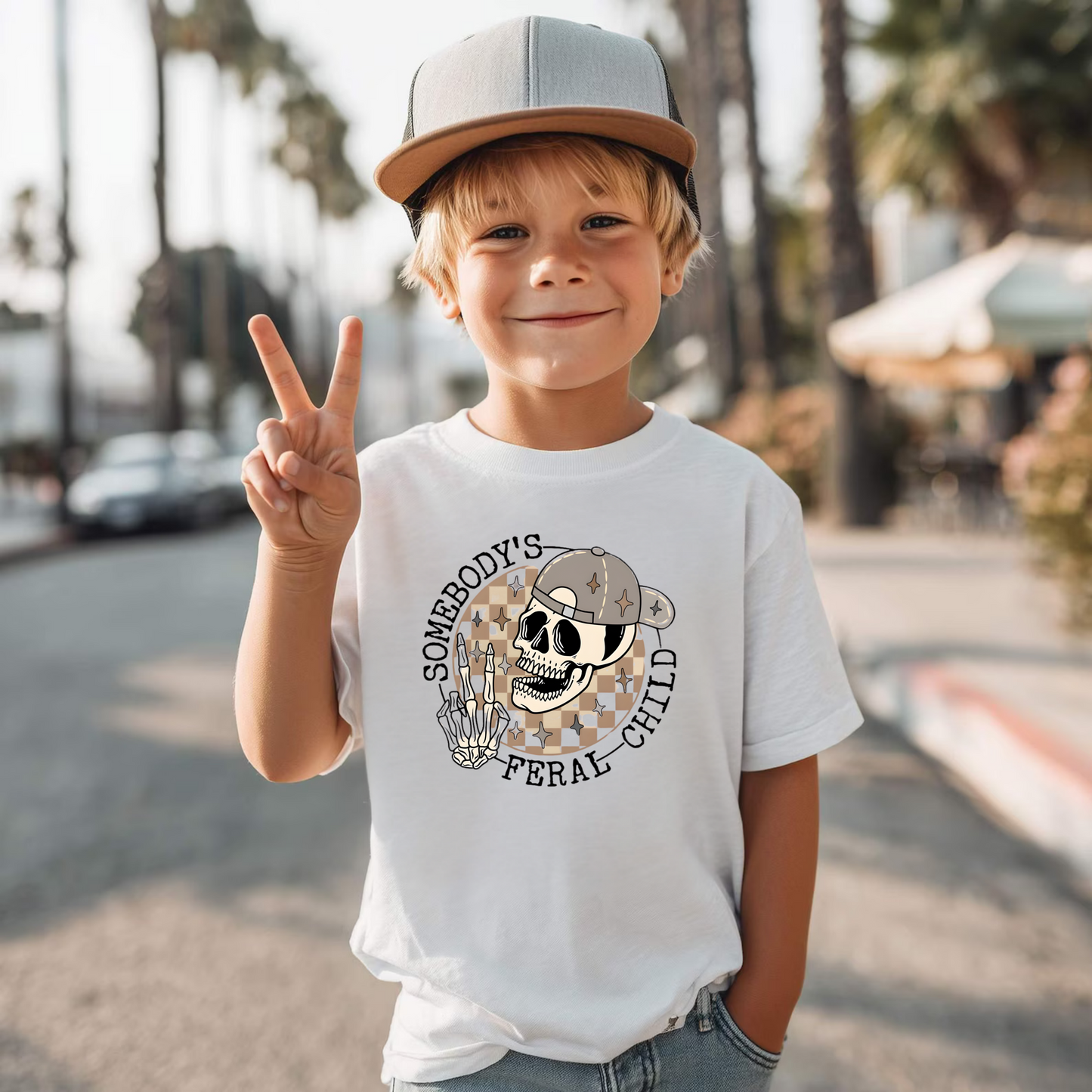 Soft Toddler Tee, Skull Print T-Shirt, Cute Graphic Apparel, Lightweight Kids Shirt, Cool Children's Clothing, Gift for Boys Girls