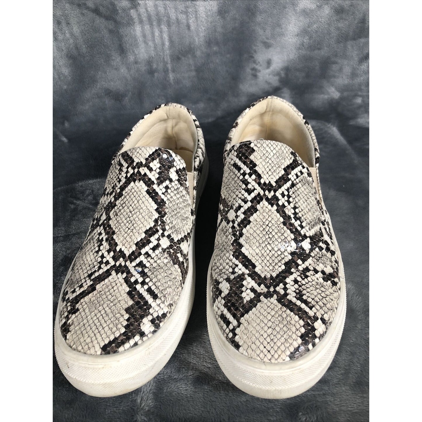 Coconuts Snakeskin Shoes Woman’s slip on Shoe Adult Size 8