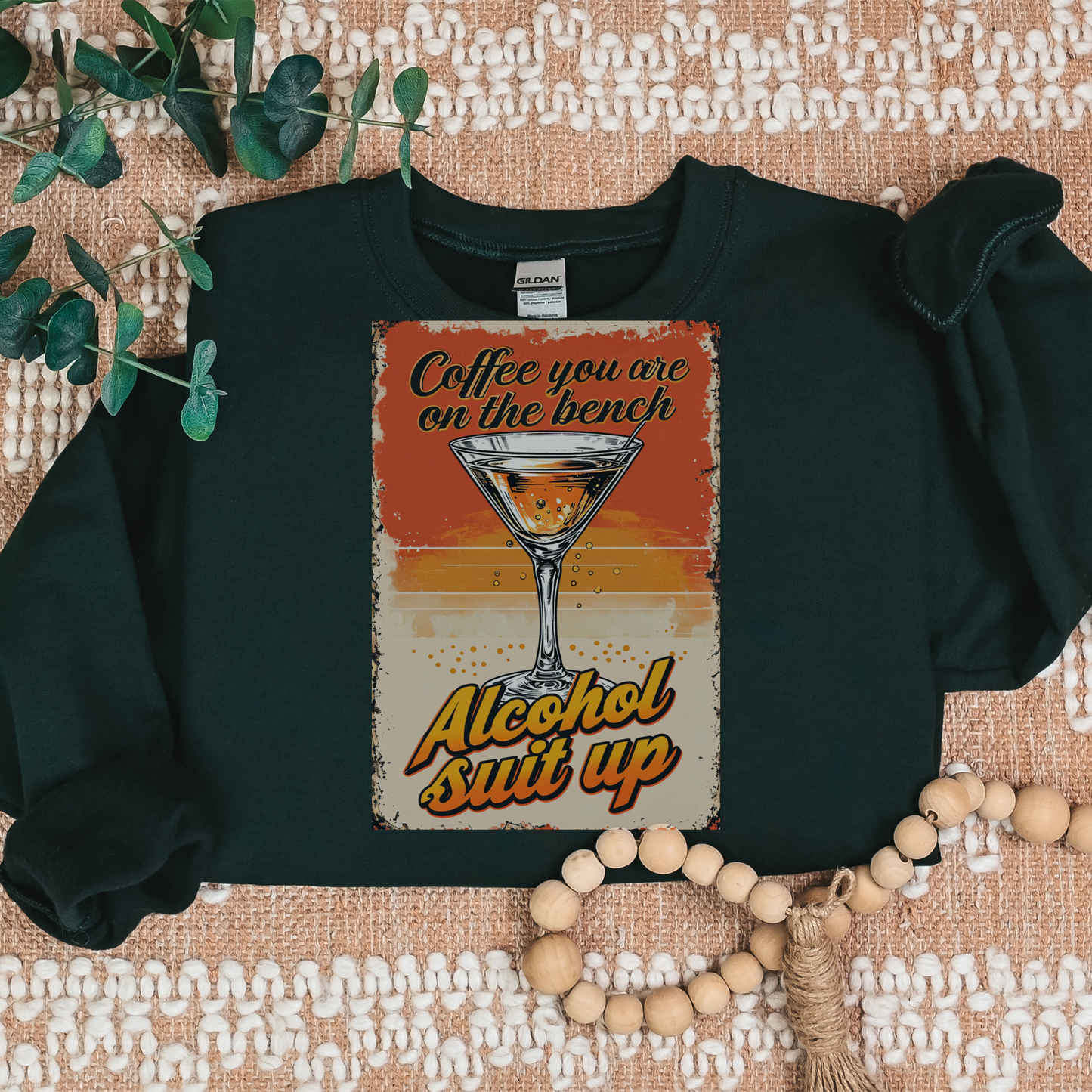 Alcohol Shut Up Sweatshirt for Women – Casual Funny Gift