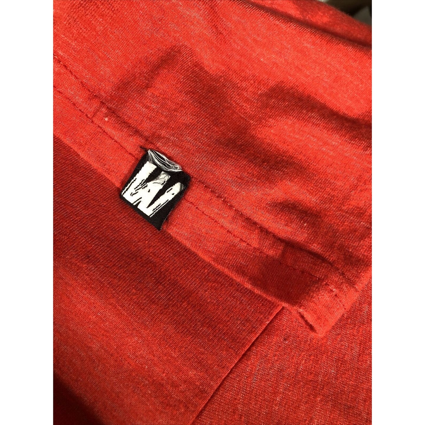 W2W T Shirt Men’s Indian Wild Spirit Red Biker Shirt Size Adult Large