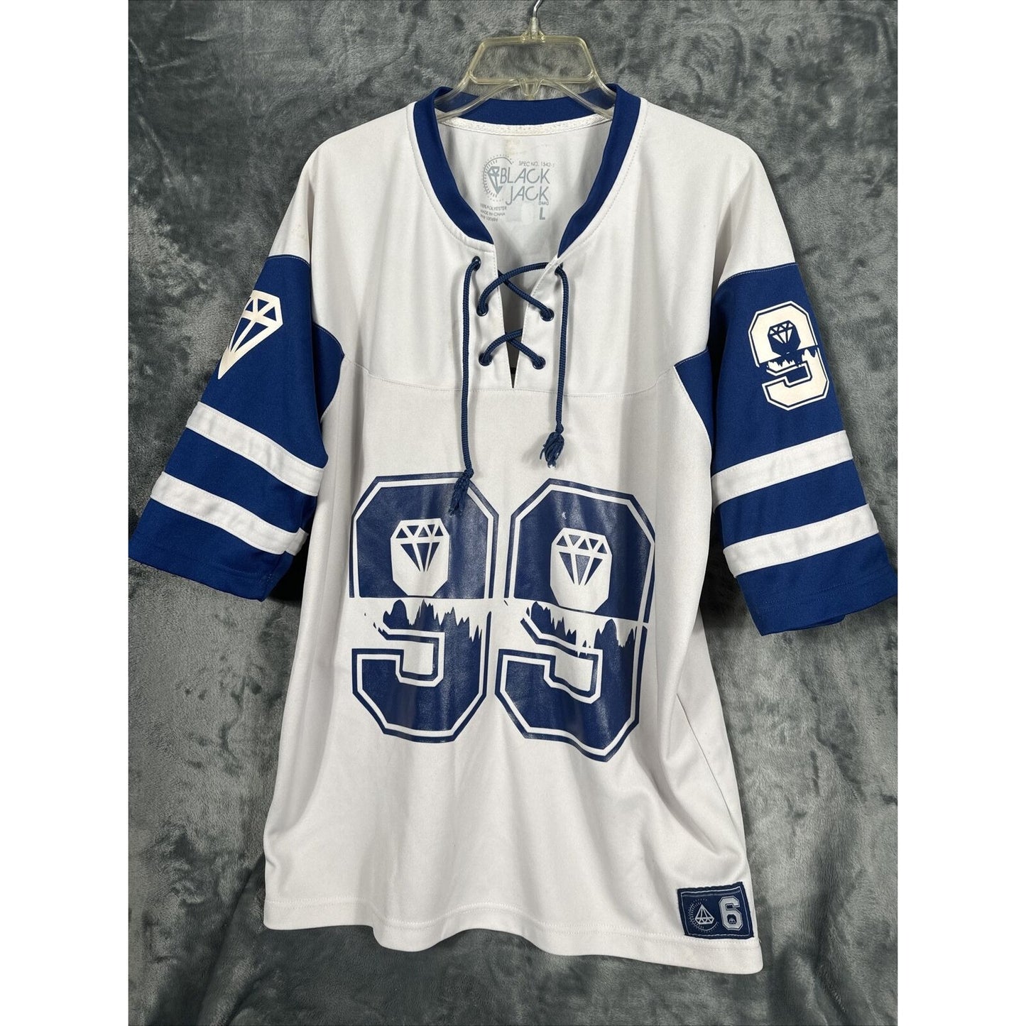 Black Jack Clothing USA Hockey/Baseball Jersey Wayne Gretzky Men’s Large