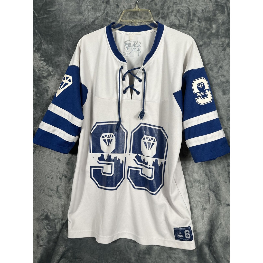 Black Jack Clothing USA Hockey/Baseball Jersey Wayne Gretzky Men’s Large