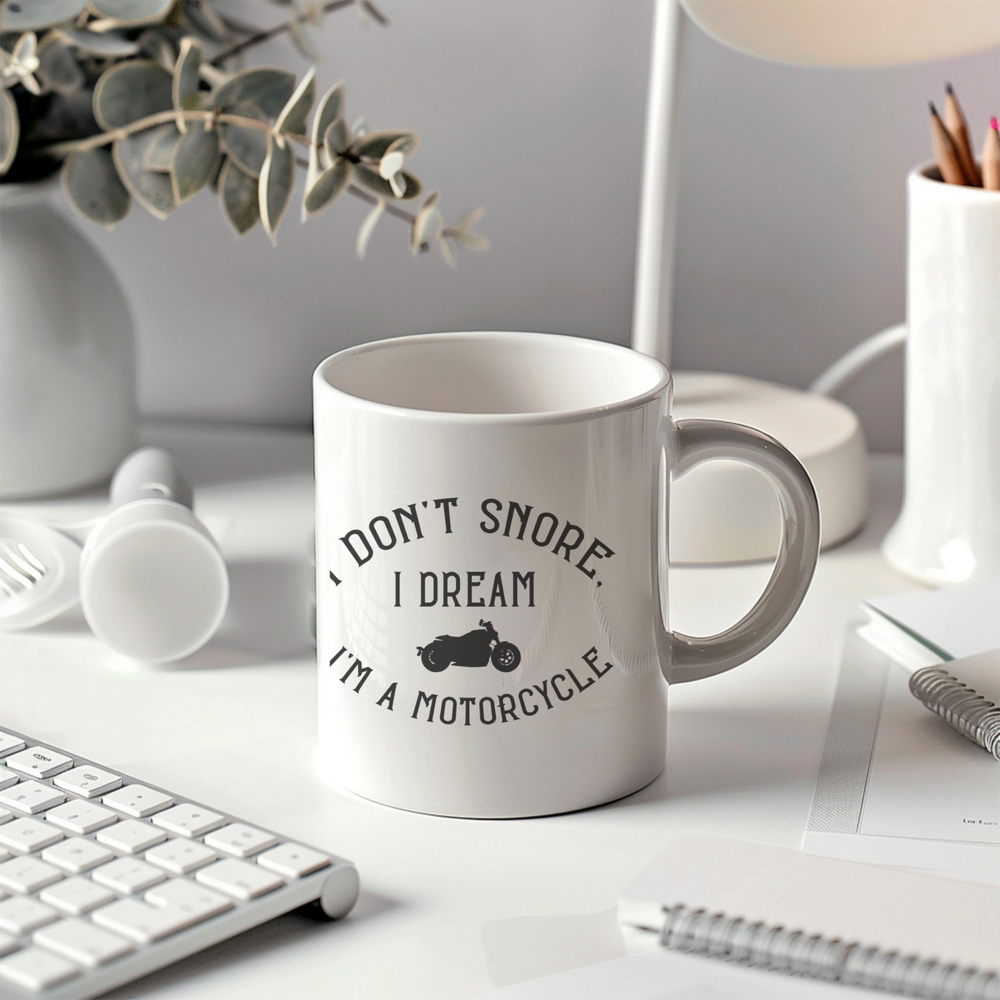 Motorcycle Enthusiast Mug, Customized Ceramic Coffee Mug, Gift for Bikers and Riders, Novelty Mug, Dishwasher Safe, Personalized Gift