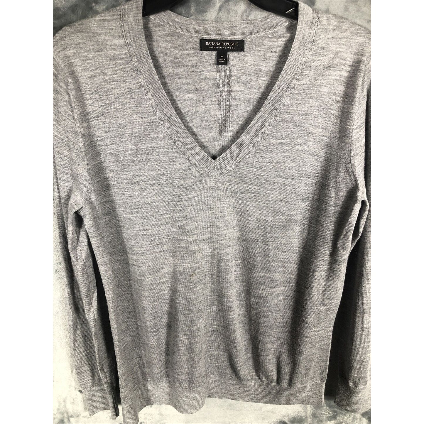 Banana Republic Sweater Men’s 100% Merino Wall Adult Size Medium