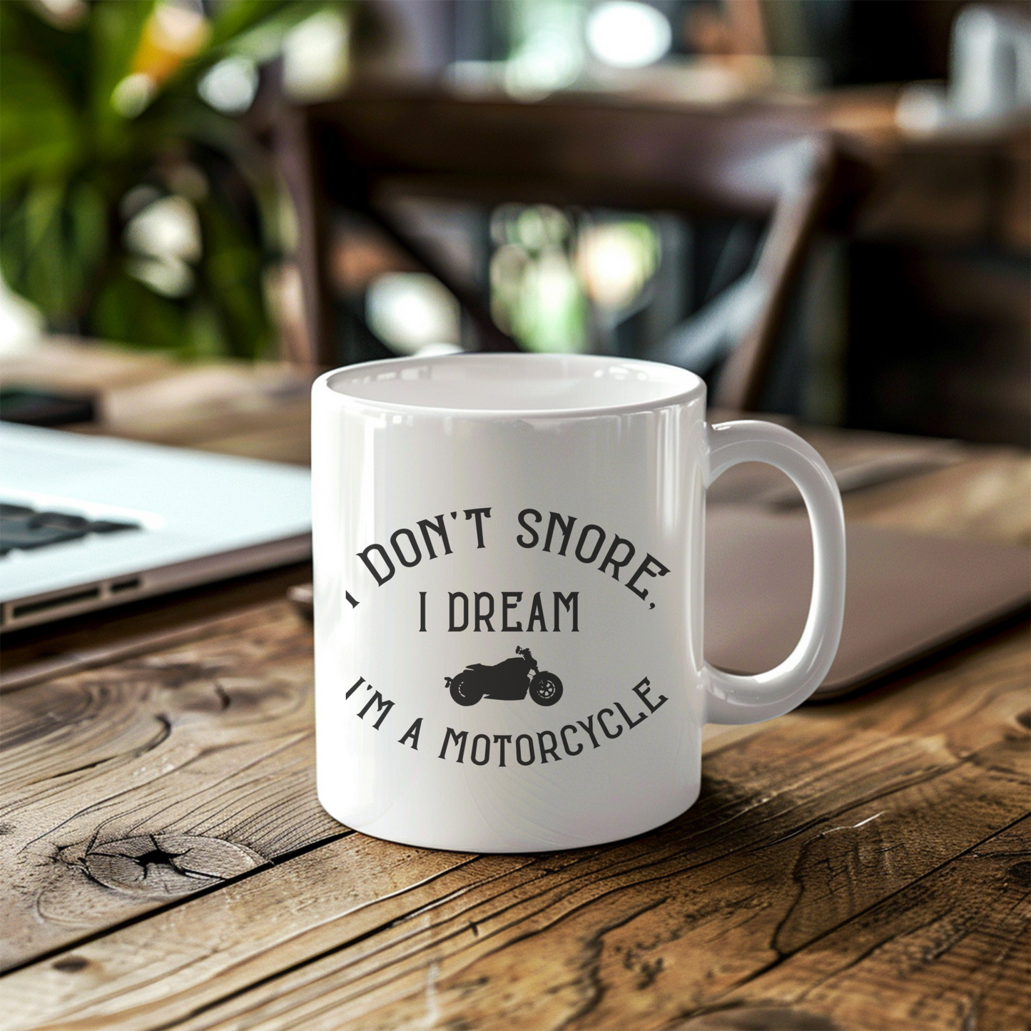 Motorcycle Enthusiast Mug, Customized Ceramic Coffee Mug, Gift for Bikers and Riders, Novelty Mug, Dishwasher Safe, Personalized Gift