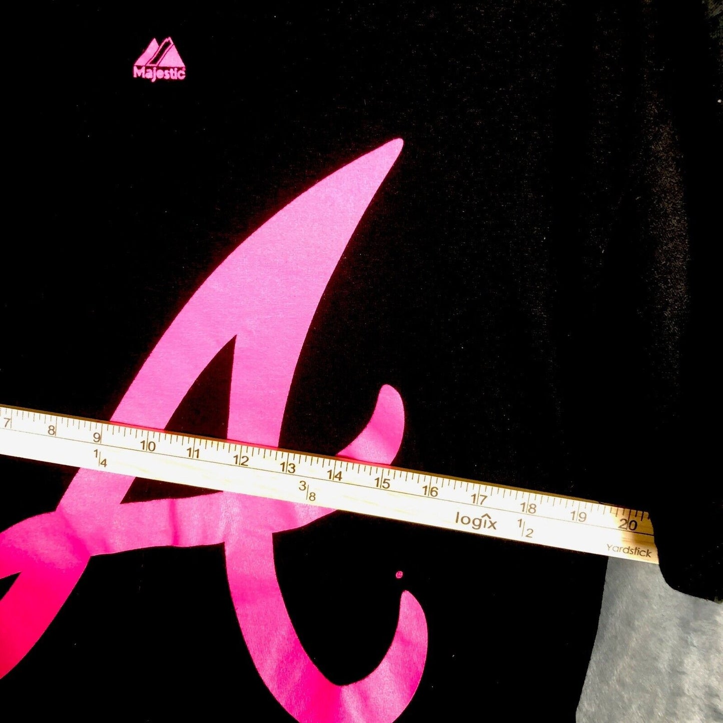 Majestic Atlanta Braves Unisex Superior Play Black T-Shirt Size Large
