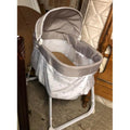 Foldable Baby Bassinet With Canopy & Storage Pocket